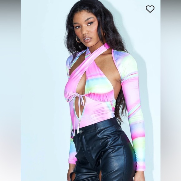 NWT PRINCESS POLLY- SIZE 4 SARAI BODYSUIT - Picture 2 of 3